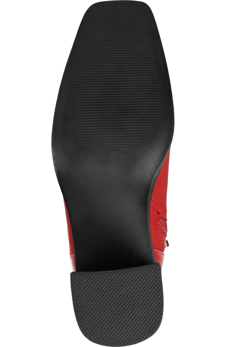 Journee Collection Gaibree Buckle Boot, Alternate, color, Red