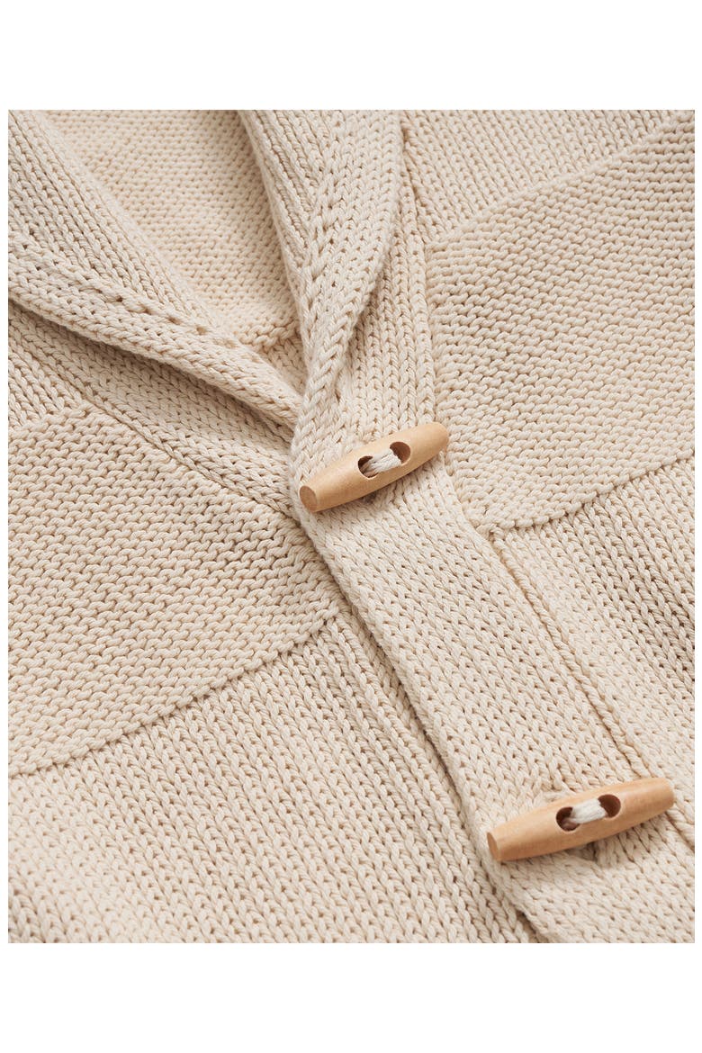Toggle Cotton Cardigan, Alternate, color, CREAM