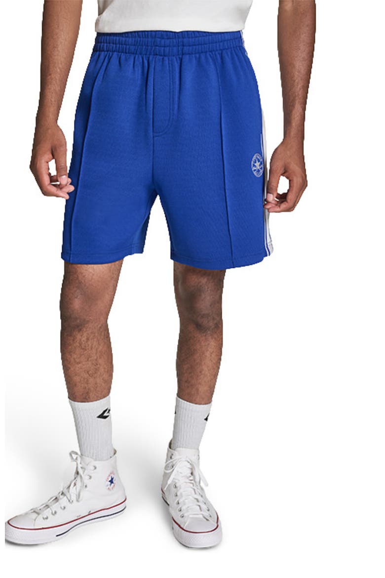 Racing Stripe Shorts, Main, color, CONVERSE BLUE