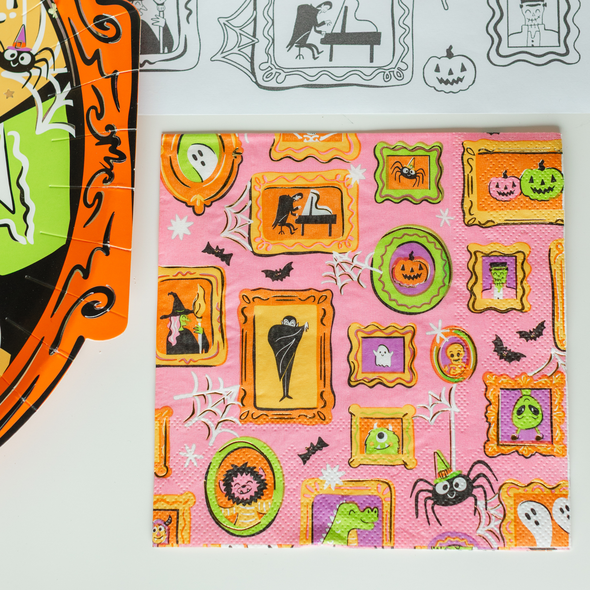 Daydream Society. Monster Mash Halloween Large Napkins | Nordstrom
