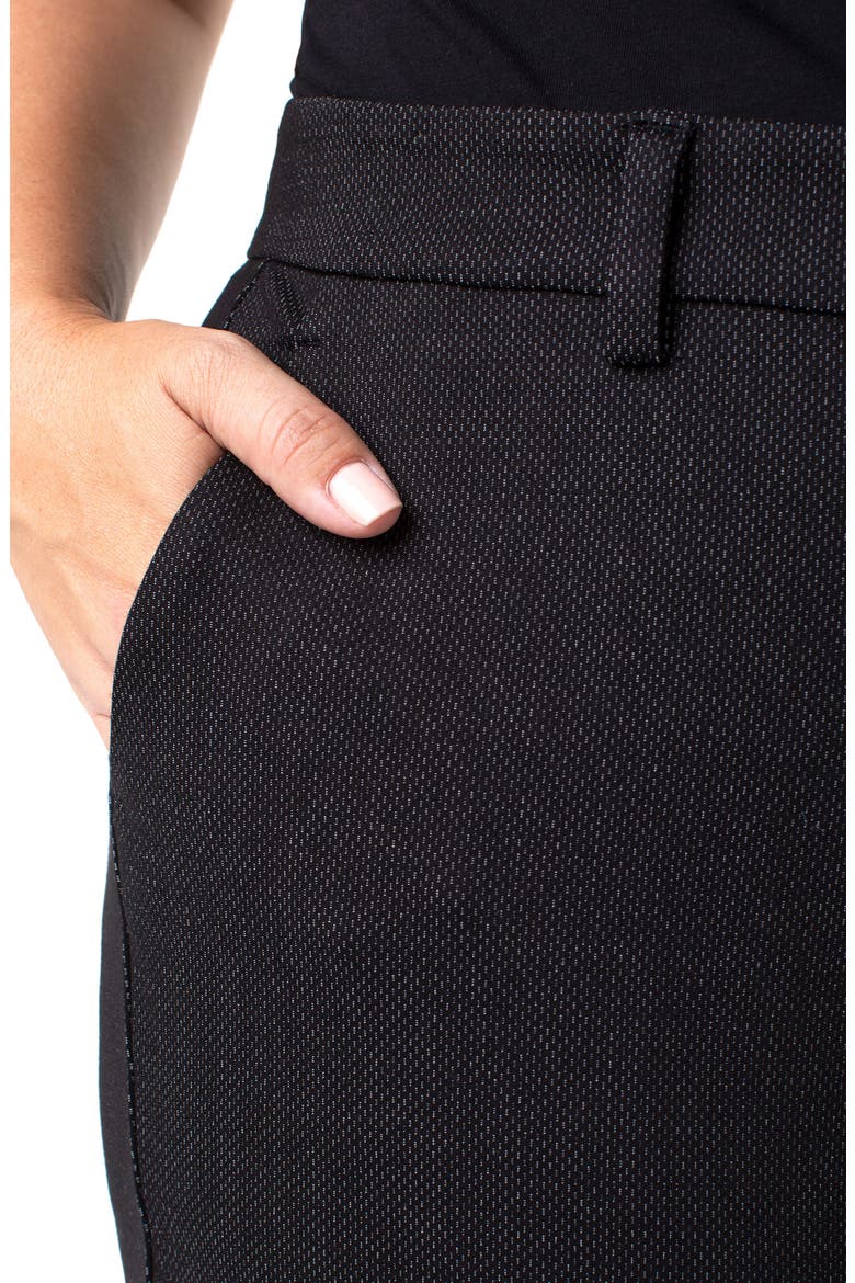 Kelsey Tweed Knit Trousers, Alternate, color, BLACK/ GREY BIRDSEYE