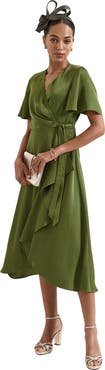 Phase Eight Julissa V-Neck Satin Dress
