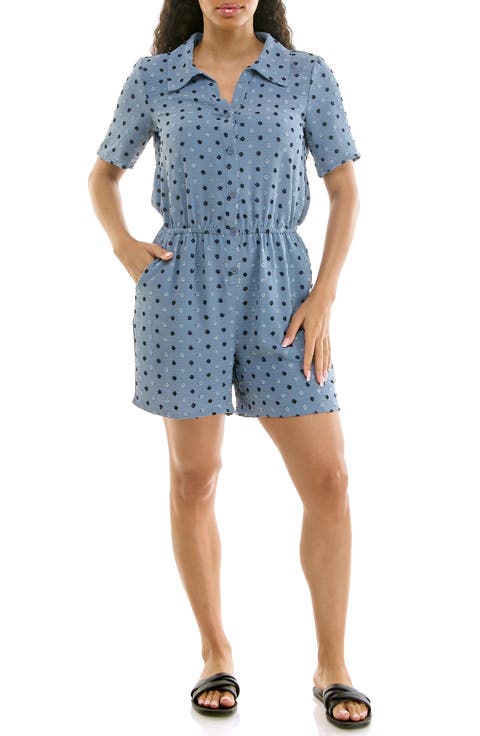Button Front Romper