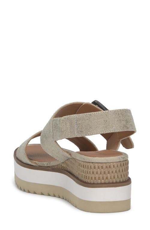 LUCKY BRAND LUCKY BRAND TUROMA PLATFORM WEDGE SLINGBACK SANDAL