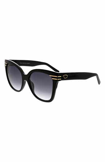 Oscar de la Renta 55mm Butterfly Sunglasses