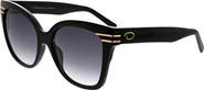 Oscar de la Renta 55mm Butterfly Sunglasses