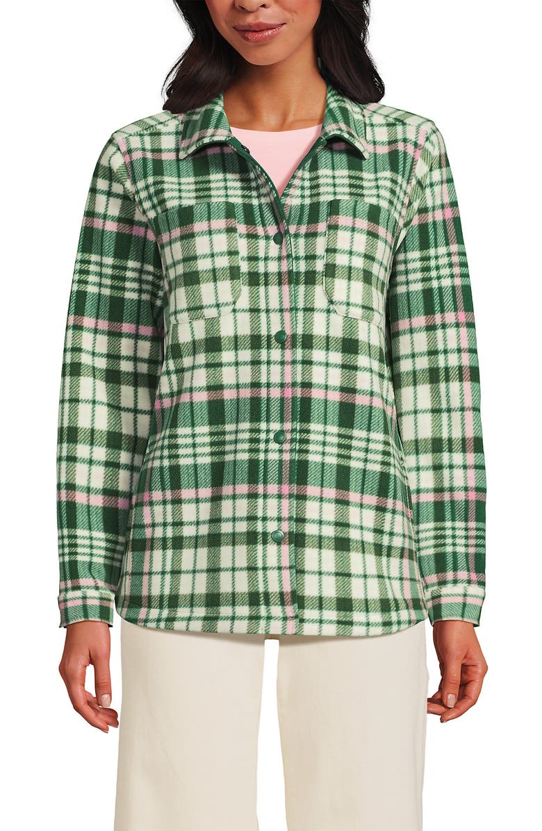 Lands' End Anyweather Fleece Shirt Jacket, Main, color, 