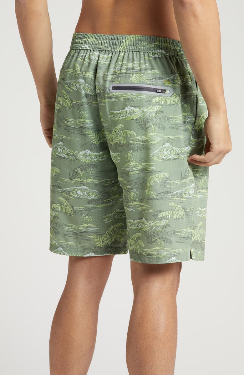 Tommy Bahama Monterey Coast Bay View Swim Trunks, Alternate, color, Hedge Green