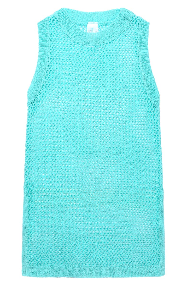 Beach Lingo Kids' Sheer Cover-Up Dress, Main, color, Seaspray