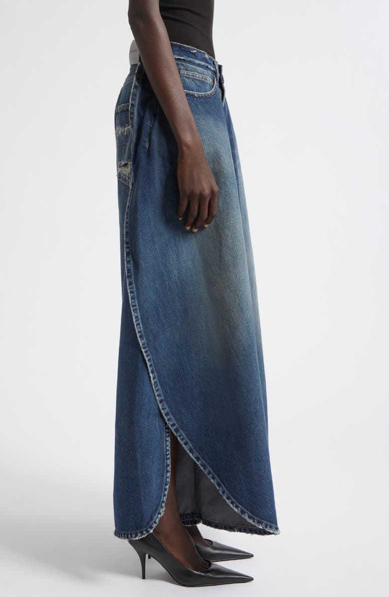 Balenciaga Tulip Pants, Alternate, color, 4060 Midnight Blue