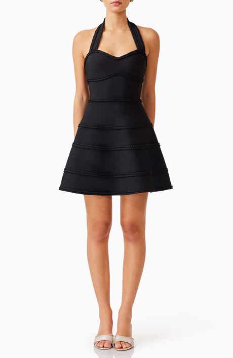 Elliatt Katlyn Halter Cocktail Minidress
