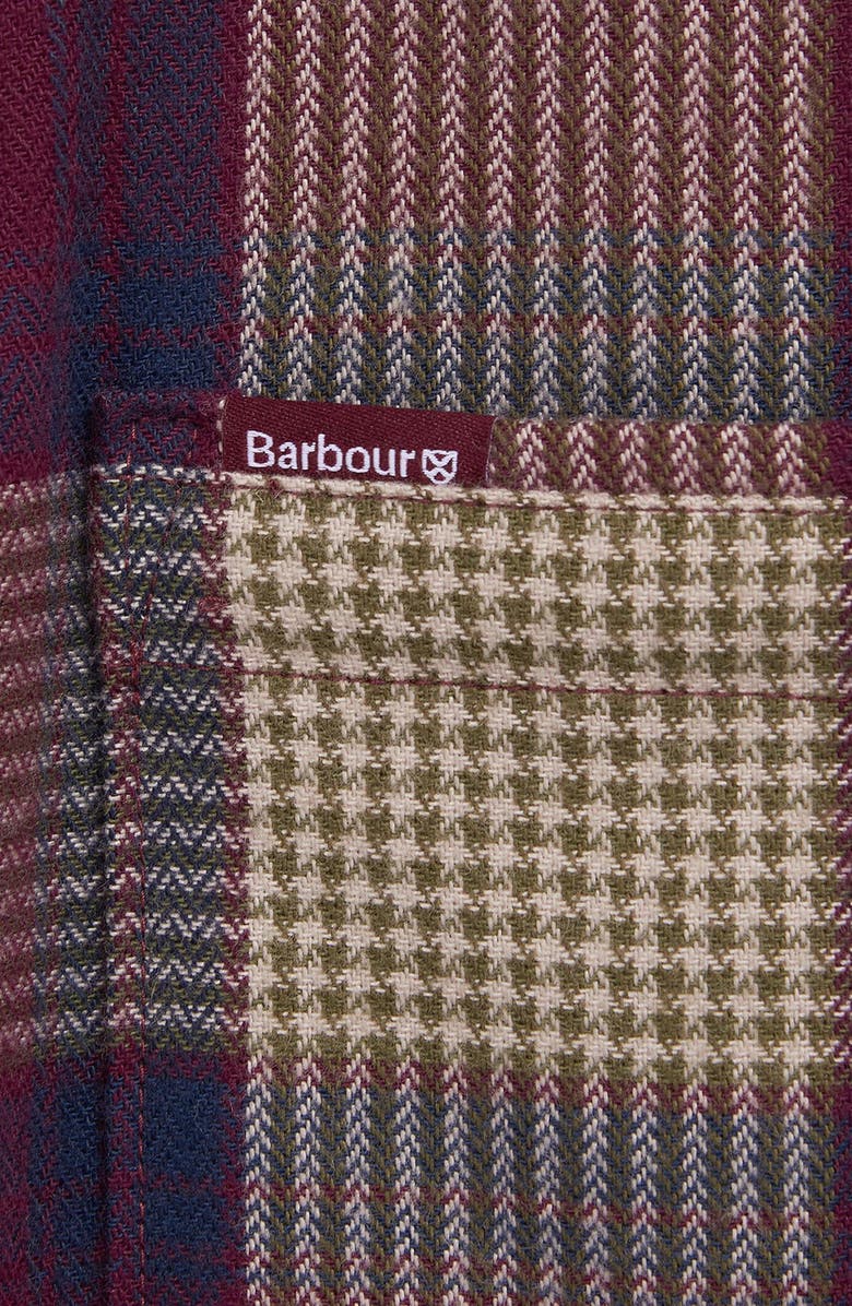 Barbour Farley Plaid Stretch Button-Down Shirt, Alternate, color, 