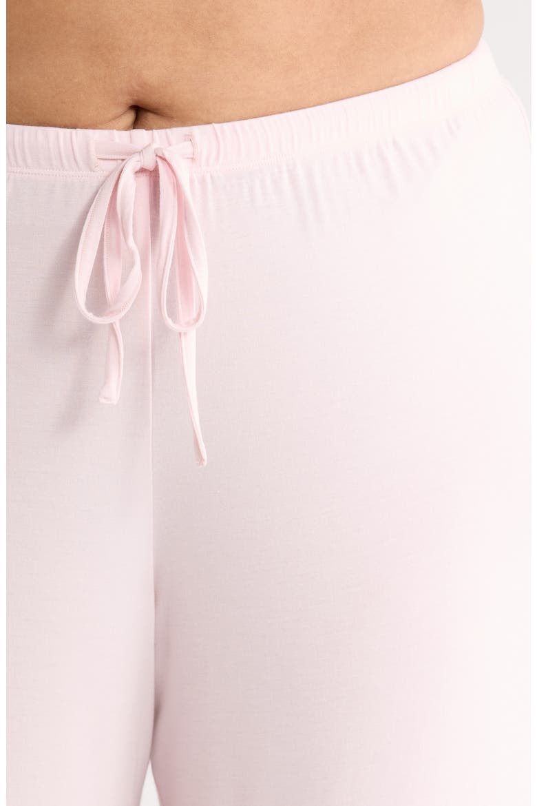 Moonlight Eco Crop Pajamas, Alternate, color, PINK CAKE