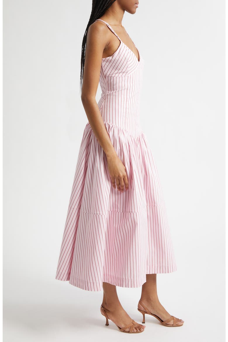 Dagna Strappy Lace Back Sleeveless Maxi Dress, Alternate, color, COTTON CANDY/ CRIMSON PLUM