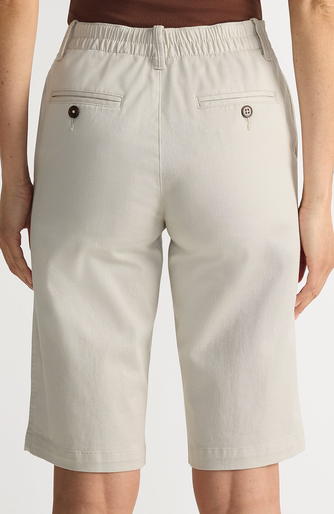 Elastic Back Classic 12" Chino Shorts - image 4