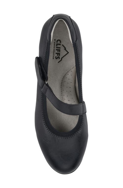Cliffs By White Mountain Carwen Mary Jane Flat In Black