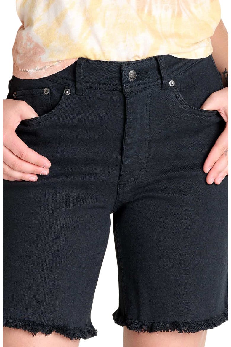 Women's Balsam Cutoff Short, Alternate, color, Washed Black