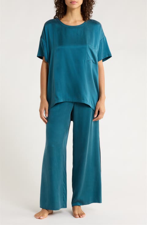Washable Silk Pajamas (Regular & Plus)