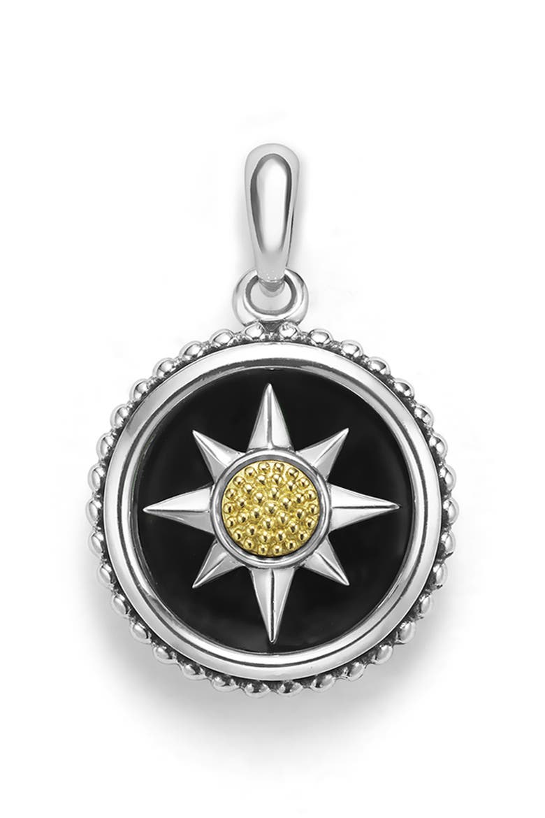 Men's Anthem Small Black Agate Sunburst Amulet video