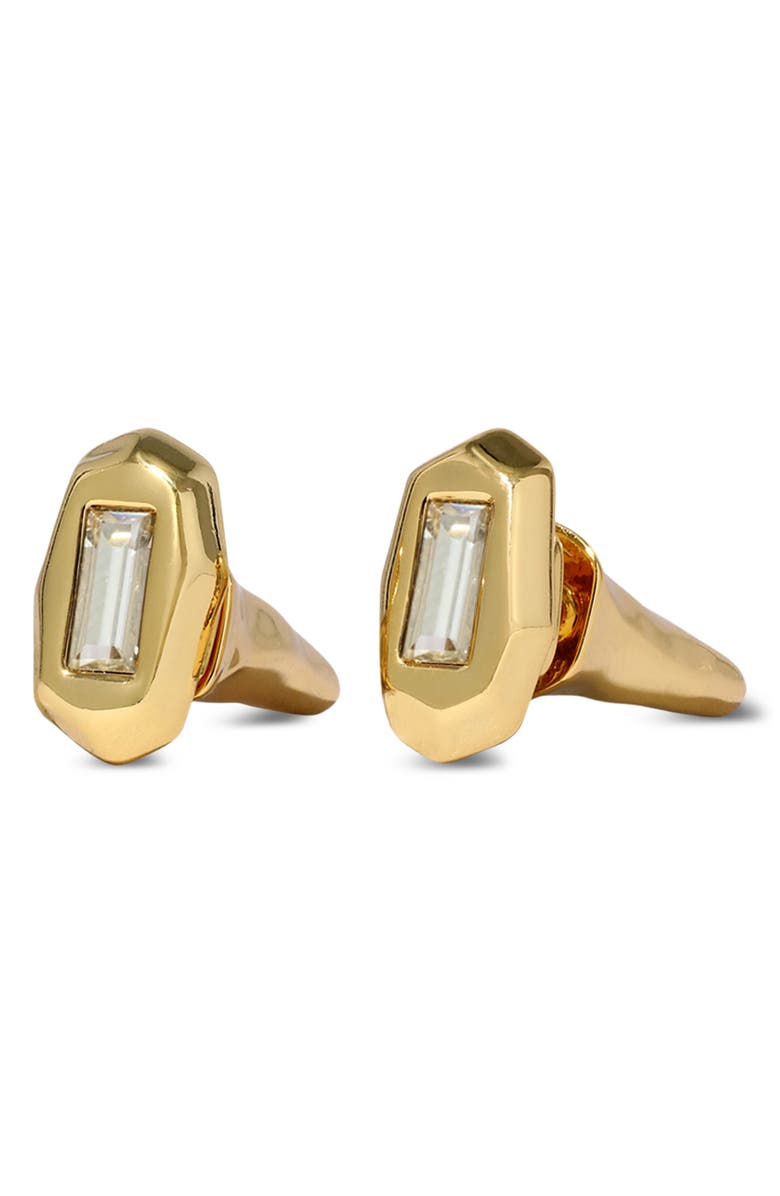 Alexis Bittar Baguette Crystal Stud Earrings, Main, color, Crystals