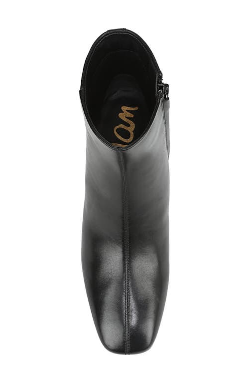 Sam Edelman Paige Square Toe Bootie In Black