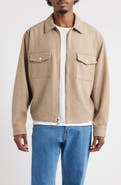 SANTO STUDIO Trapani Wool Blend Zip-Up Jacket