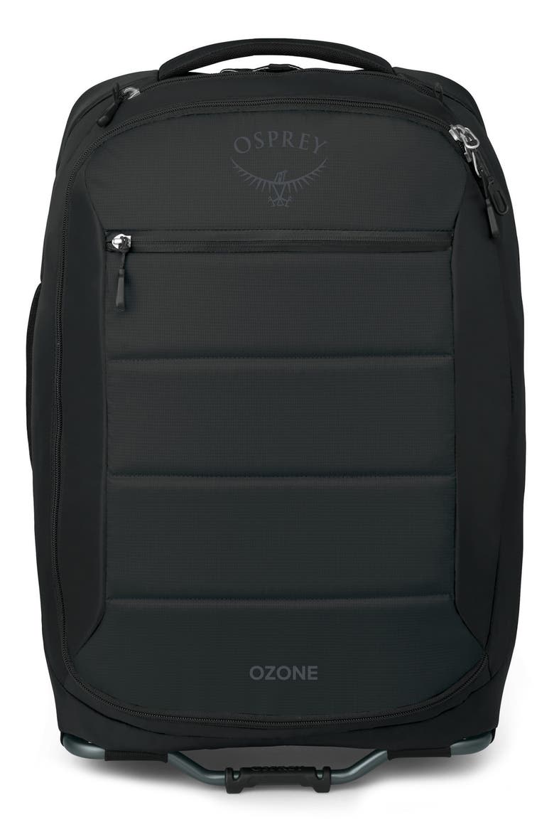 Ozone Two-Wheel 40-Liter Carry-On Suitcase, Main, color, BLACK