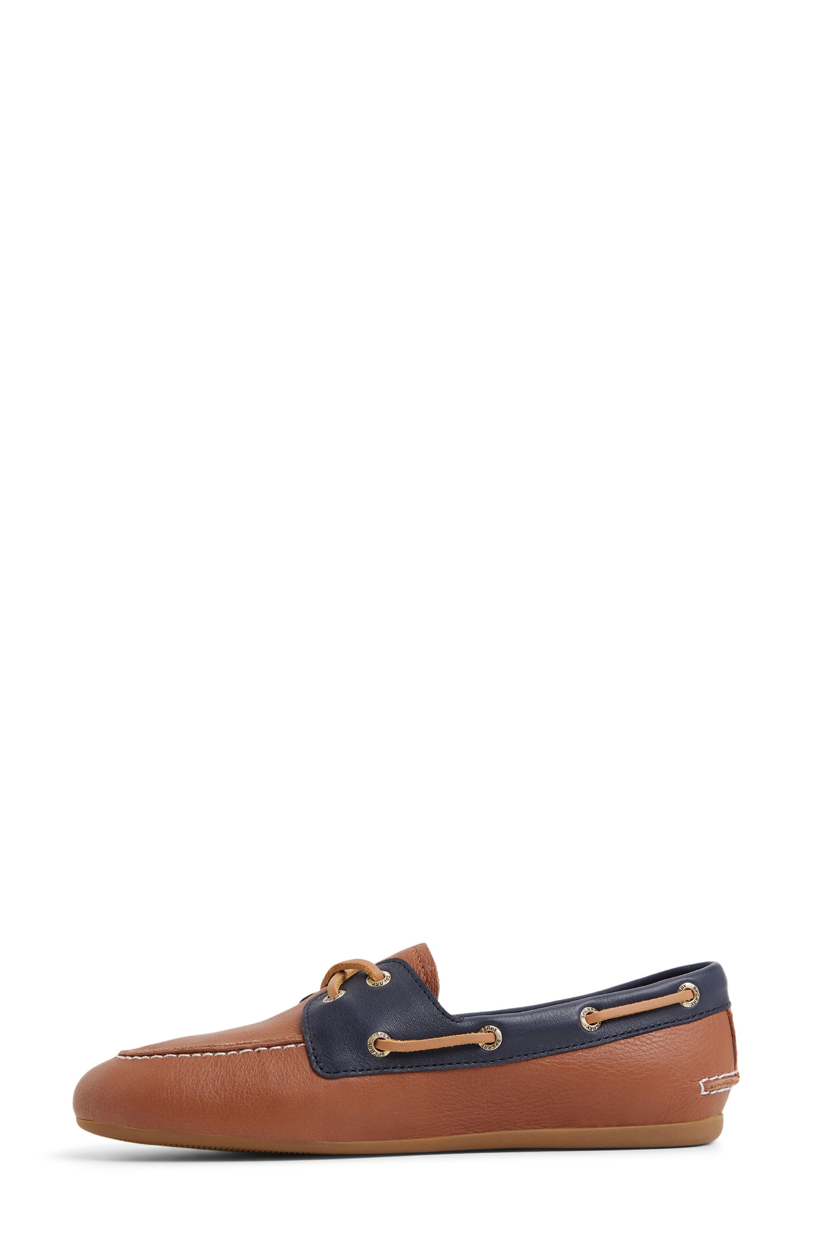 Sperry Slim Boat Shoe, Alternate, color, Light Brown