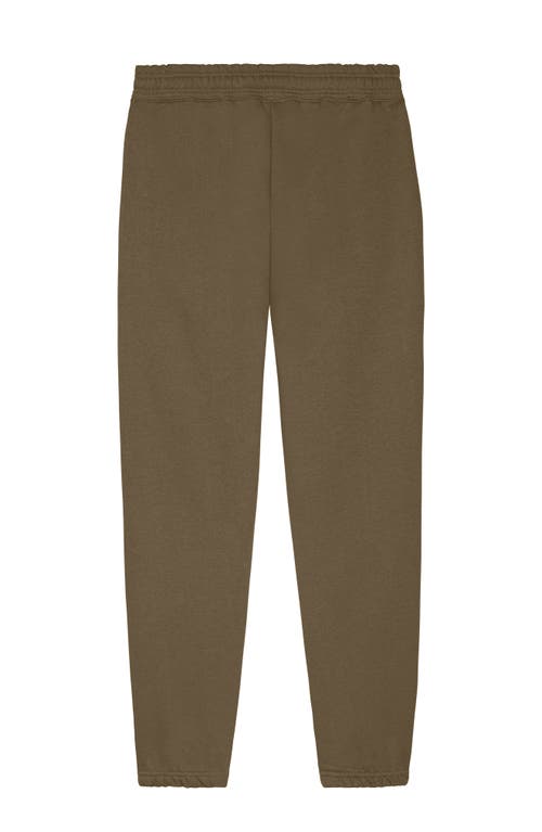Dalix Mens Astronaut Heavyweight Fleece Sweatpant In Brown