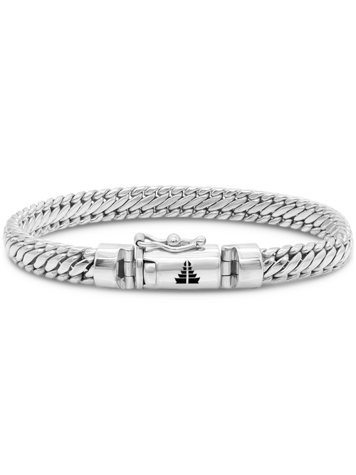 Devata Java 7mm Chain Bracelet In White