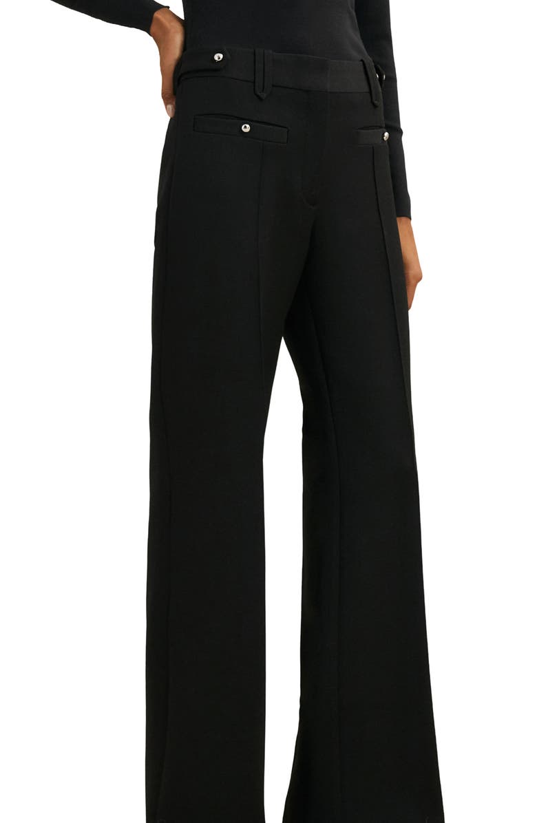 Reiss Atelier Athena Wool Pants, Alternate, color, Black