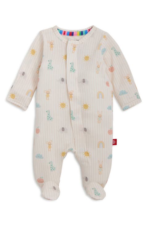 Lullaby Sky Magnetic Convertible Footie (Baby)
