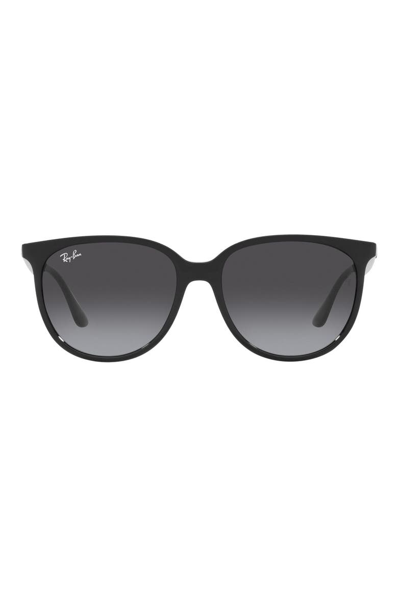 54mm Gradient Square Sunglasses, Main, color, BLACK / GREY GRADIENT