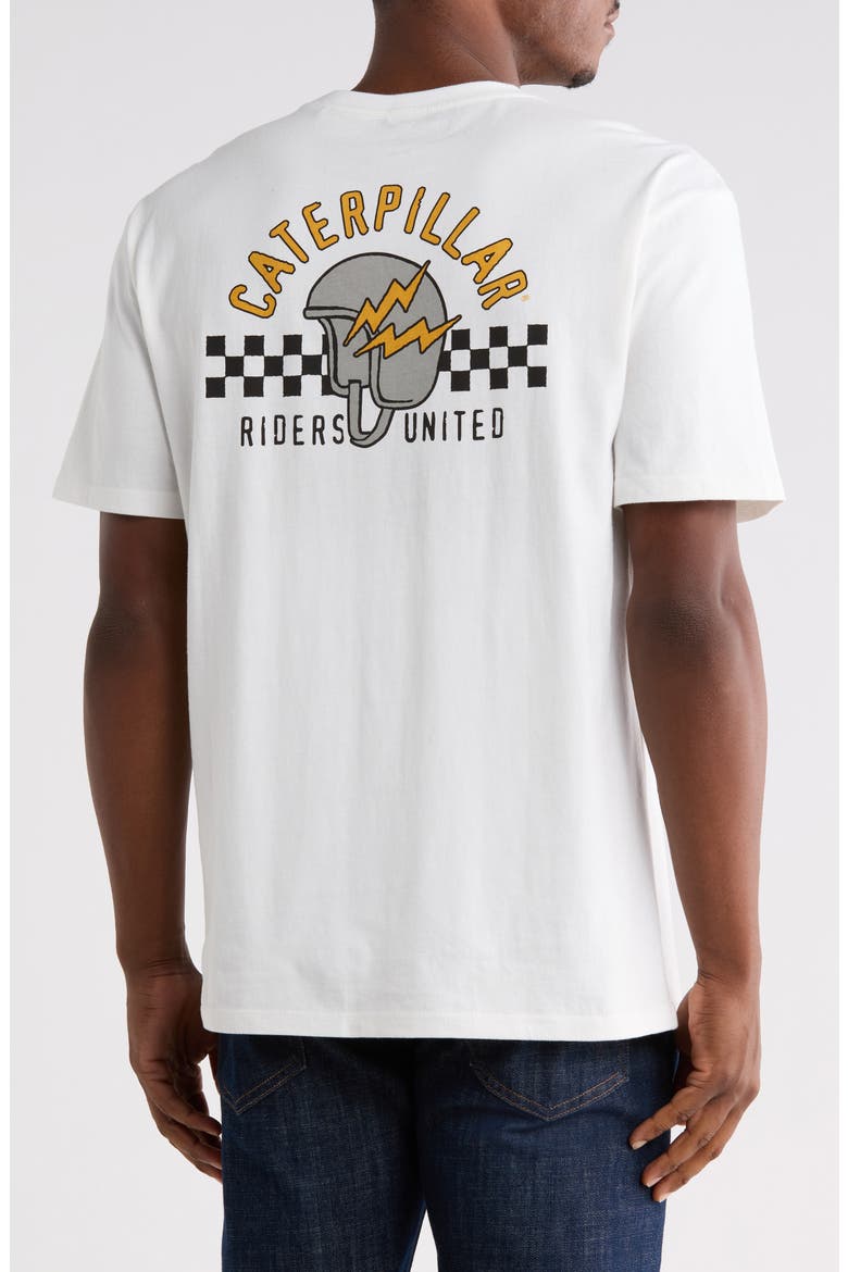 Riders United Cotton Graphic T-Shirt, Alternate, color, GARDENIA
