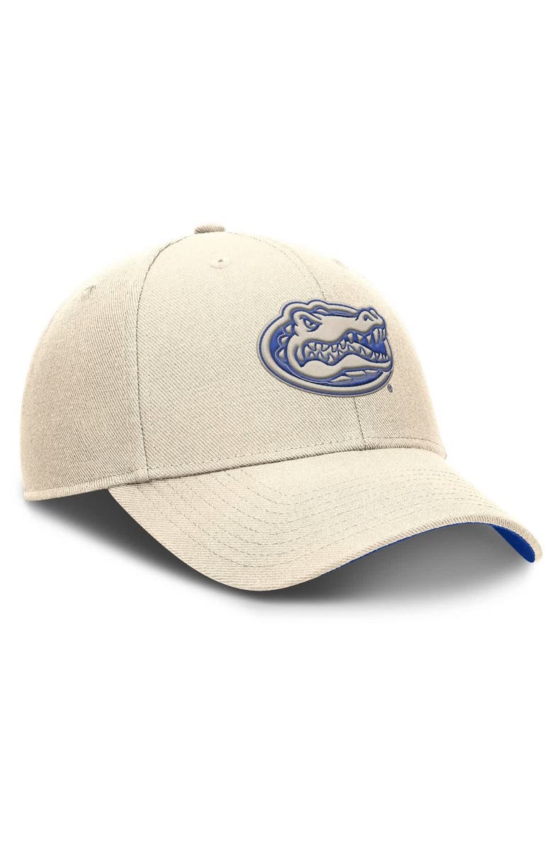 Jordan Brand Men's Jordan Brand Natural Florida Gators Rise Primetime Performance Trucker Adjustable Hat, Alternate, color, Natural