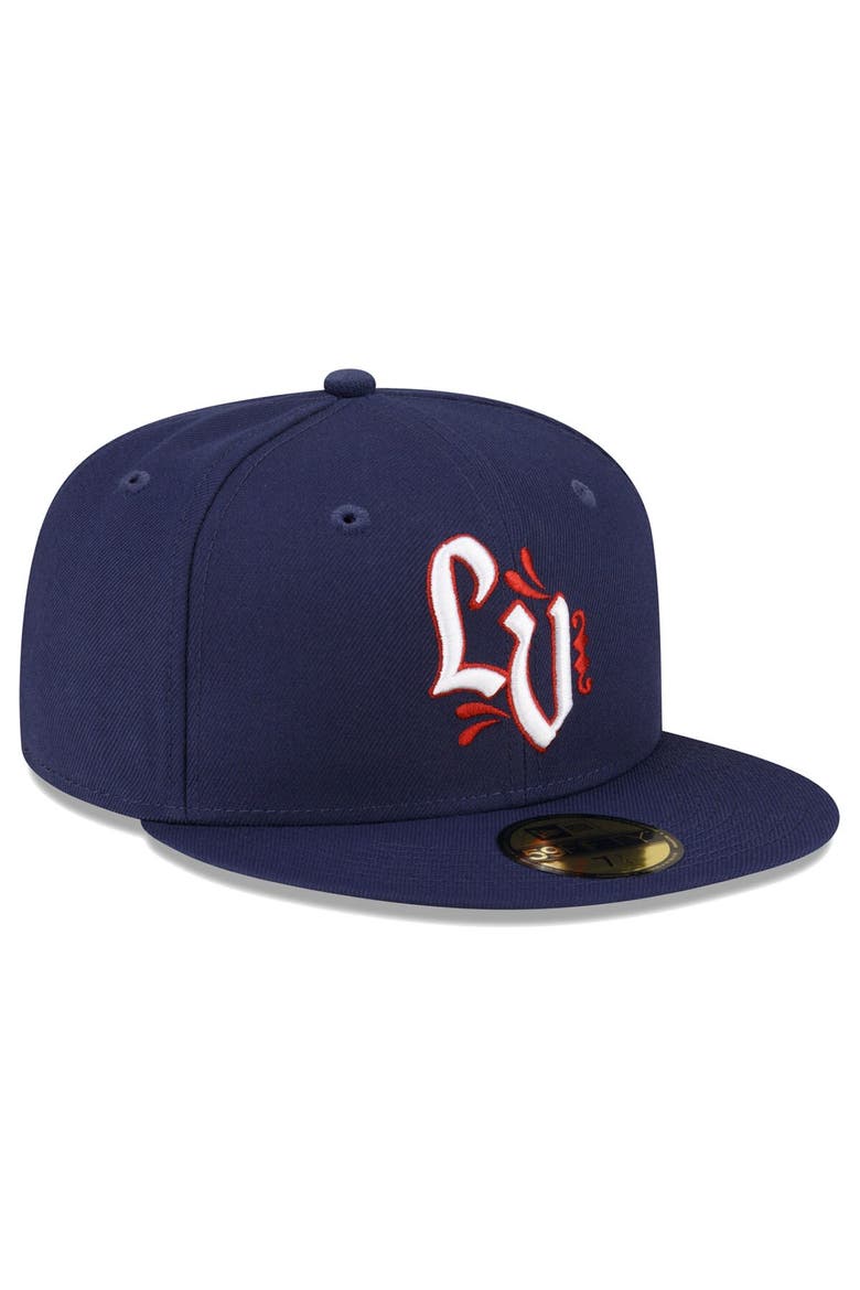 Men's New Era Navy Lehigh Valley IronPigs Authentic Collection 59FIFTY Fitted Hat, Alternate, color, Navy
