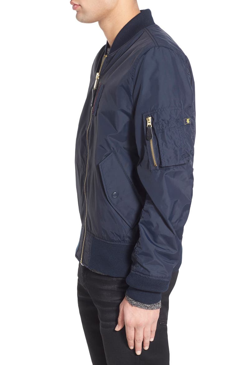 'Skymaster' Lightweight MA-1 Bomber Jacket, Alternate, color, REPLICA BLUE