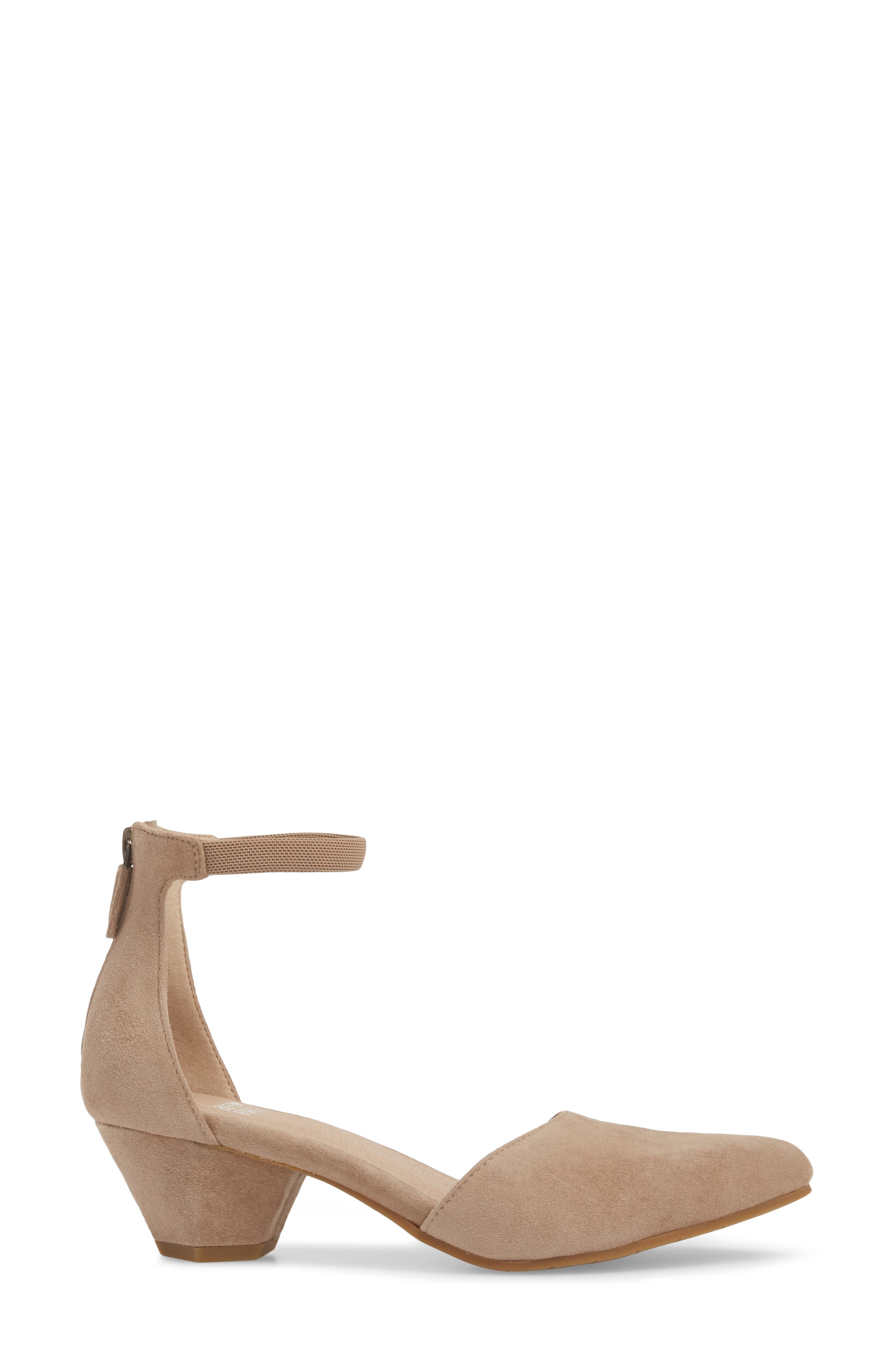 Just Open Sided Pump, Alternate, color, EARTH SUEDE