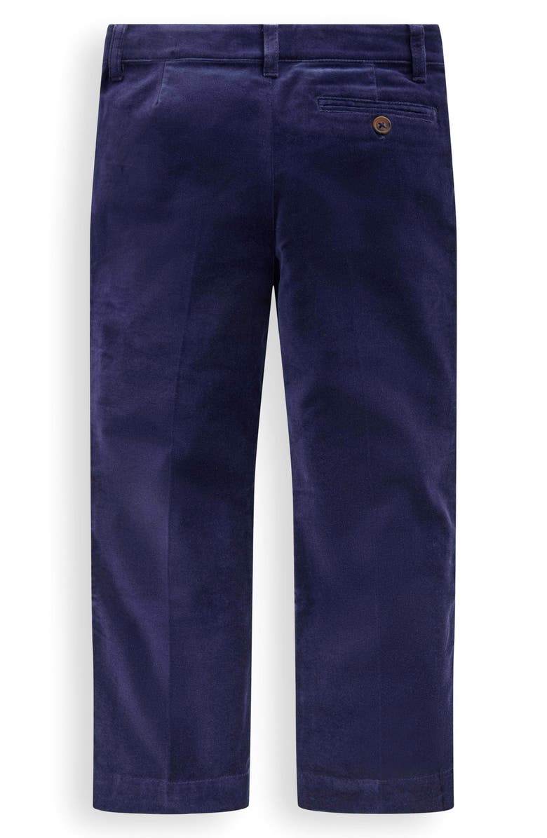 Boden Kids' Smart Cotton Pants, Alternate, color, Navy Velvet