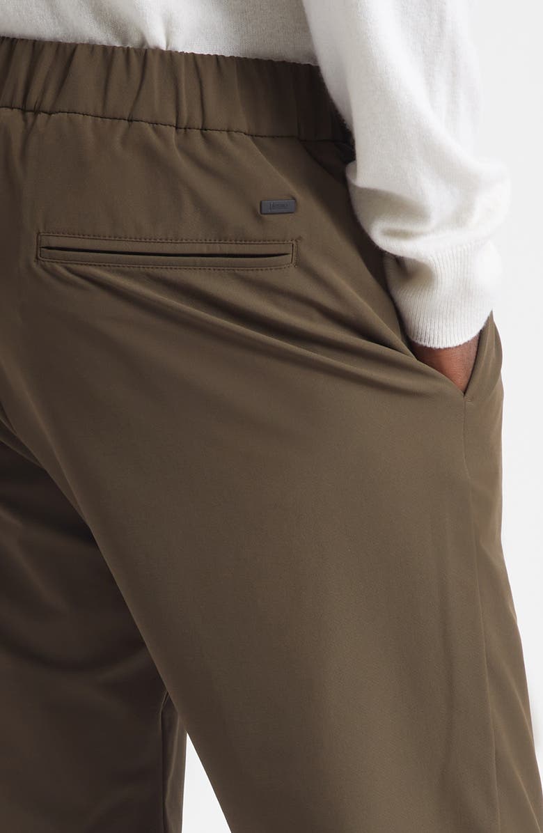 Herno Functional Wardrobe Stretch Nylon Trousers, Alternate, color, Military Green