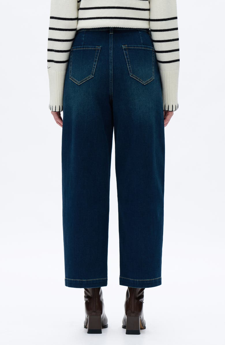 Bayeas Harem High Waist Straight Leg Jeans, Alternate, color, Dark Blue