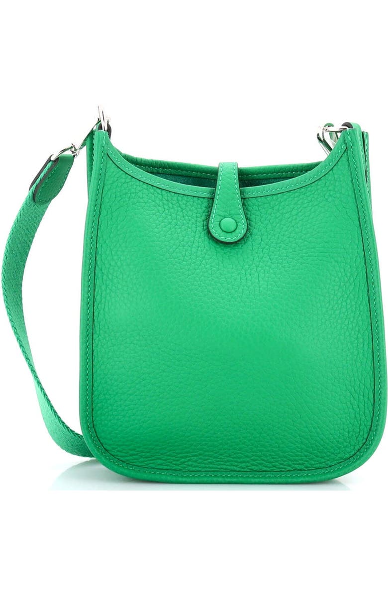 Pre-Owned Hermes Evelyne Bag Gen III Clemence TPM, Alternate, color, Green
