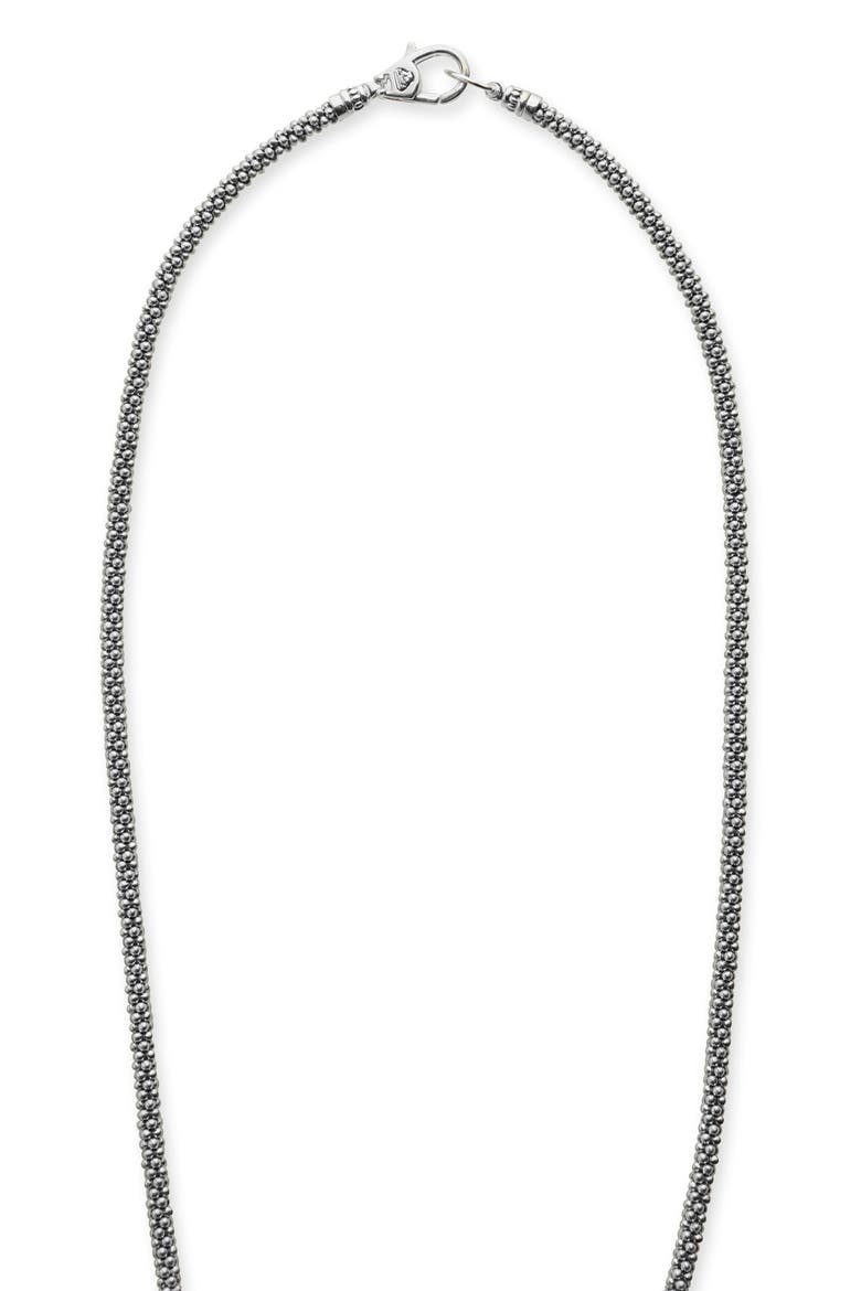 Luna Freshwater Pearl & Diamond Lux Pendant Necklace, Alternate, color, SILVER