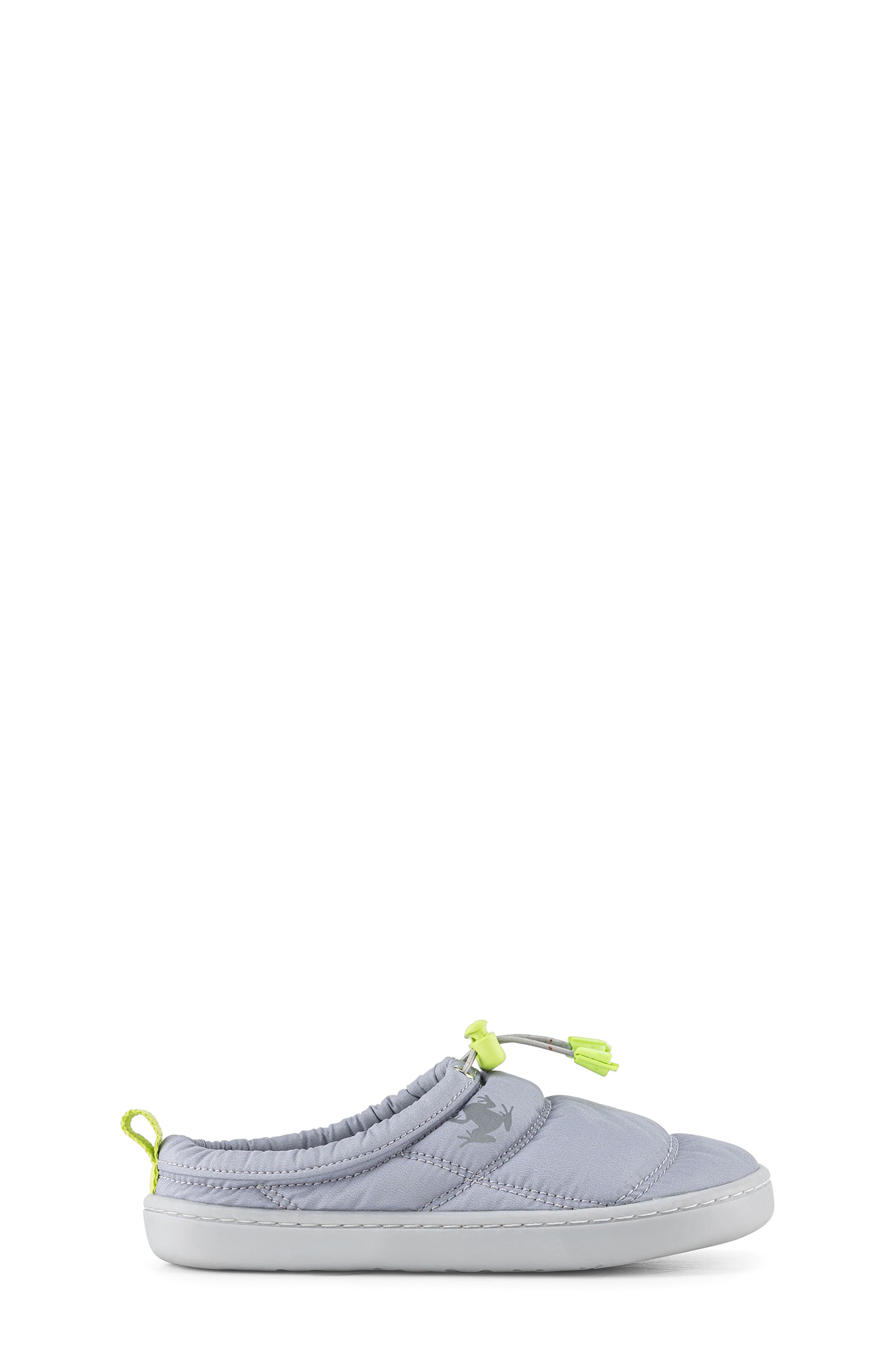 Hopfrög Kids Hoppuff Quilted Slipper, Alternate, color, Dynamic Gray