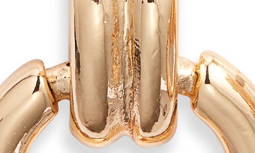 Open Edit 2 Pairs Of Hoop Earrings In Gold