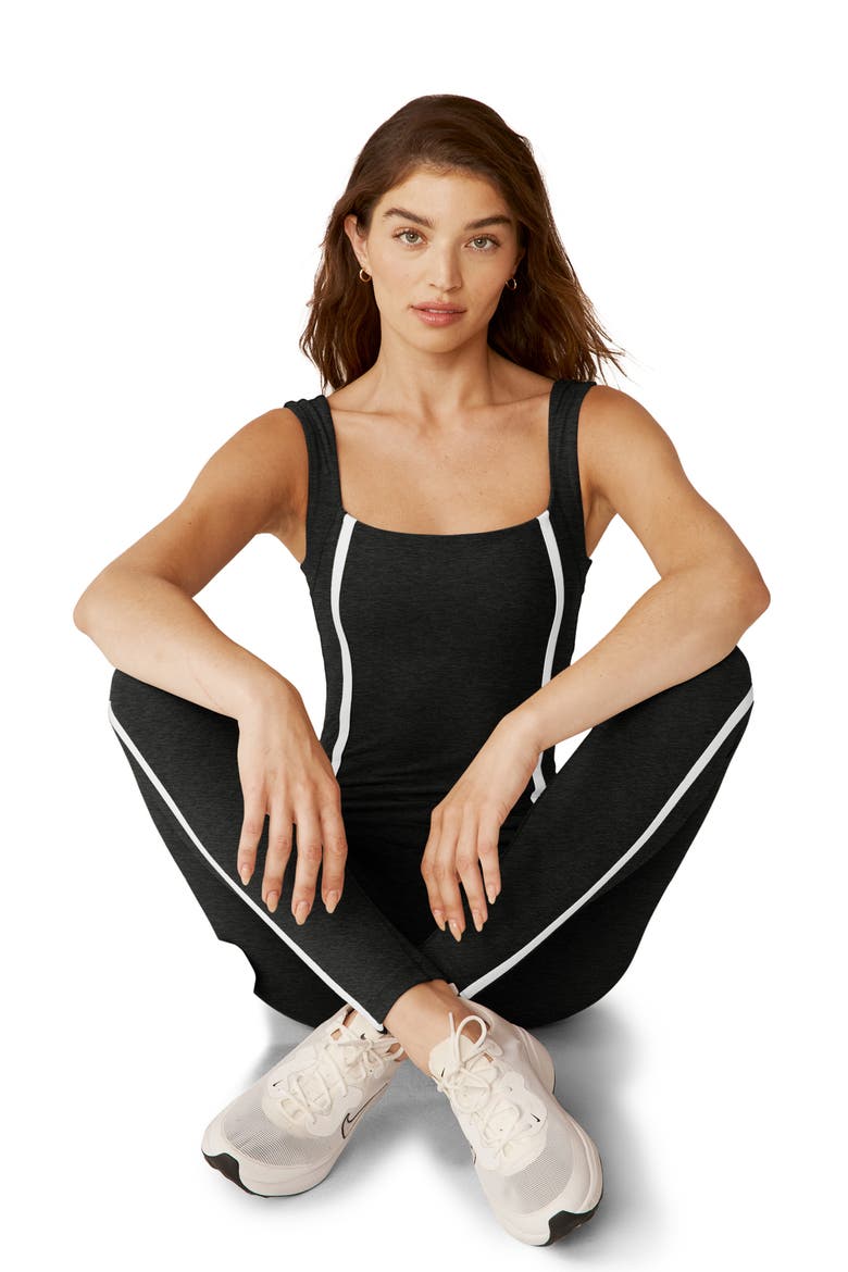 New Moves Square Neck Jumpsuit, Alternate, color, DARKEST NIGHT/CLOUD