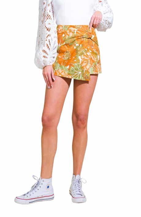 FLYING TOMATO Faux Wrap Skort