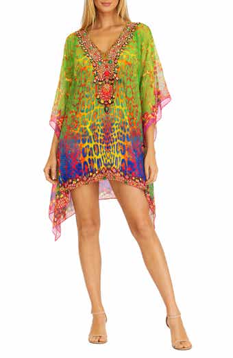 RANEES Animal Print Poncho