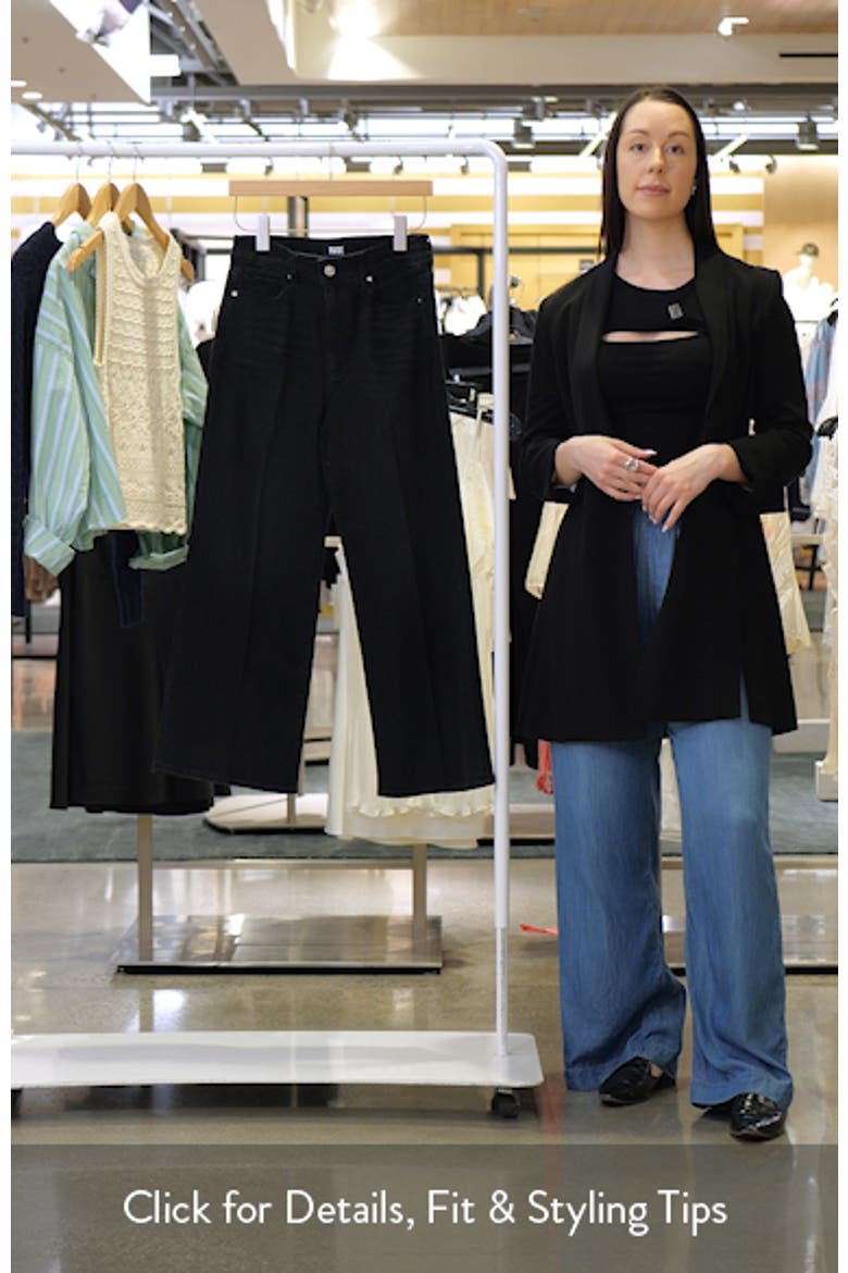 Anessa High Waist Ankle Wide Leg Jeans video