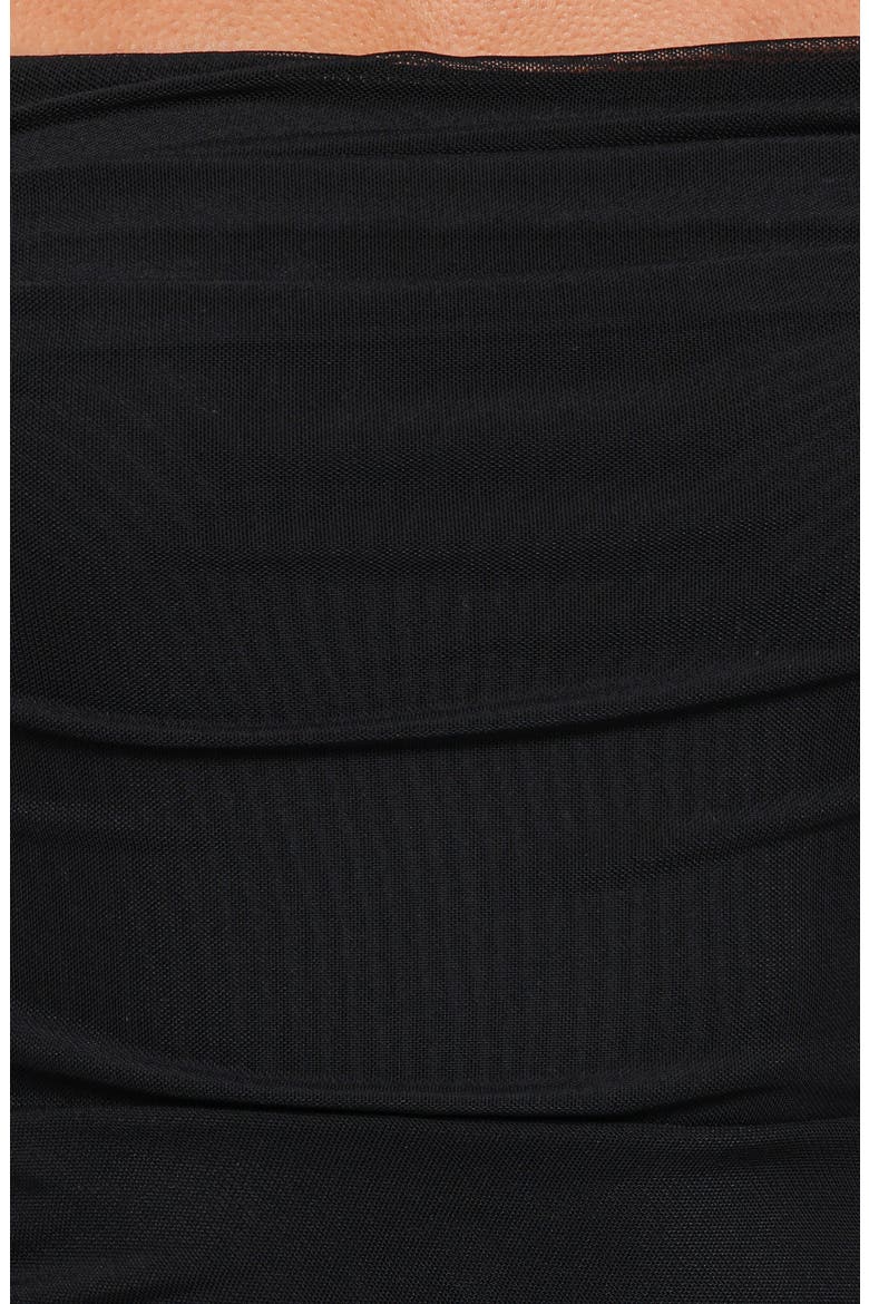 Eira Ruched Sleeveless Maxi Dress, Alternate, color, BLACK